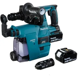 Makita DHR243RTJW inkl. 2 x 5,0 Ah + Makpac + Schnellladegerät + Staubabsaugung