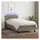 vidaXL Boxspringbett 100 x 200 cm Taupe