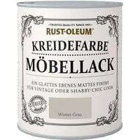 RUST-OLEUM Kreidefarbe Möbellack Wintergrau Matt 0,75 l