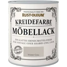 RUST-OLEUM Kreidefarbe Möbellack Wintergrau Matt 0,75 l