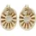 FIRETTI Ohrstecker FIRETTI gold 375  diamantiert