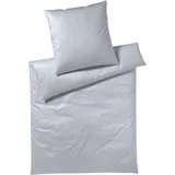 YES FOR BED Pure & Simple Uni Grau 200 x 200 cm + 2 x 80 x 80 cm