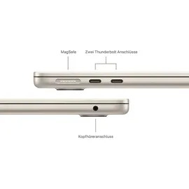 Apple MacBook Air M3 2024 13,6" 24 GB RAM 512 GB SSD 10-Core GPU Polarstern
