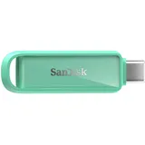 SanDisk Phone Drive mit USB Type-C 512 GB kompatibel mit Smartphones/Tablets Seafoam Green