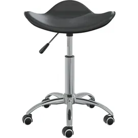 vidaXL Bürostuhl Kunstleder schwarz