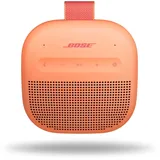 Bose SoundLink Micro Tragbarer Lautsprecher (2. Gen.), kabelloser Außen-Lautsprecher mit bis zu 12 Stunden Akkulaufzeit, wasserdicht und staubdicht, Pfirsichfarbener Sonnenuntergang