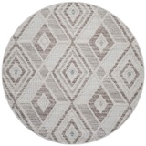 Carpet City Teppich »LINDO 8875«, rund, Kurzflor, Hochtief-Muster/ 3D-Effekt, Boho-Stil, Wohnzimmer, grün