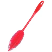 KOCHBLUME Flaschenbürste 36cm | Premium-Silikon & BPA frei| Hitzbeständig