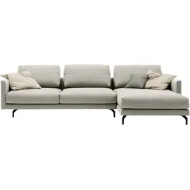 creation by rolf benz Ecksofa »CR.414, Designecksofa, Polsterecke, L-Form« wahlweise aus feinstem Rindsleder oder hochwertigem Chenille