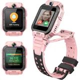 imoo Smartwatch Kinder Watch Phone Z7, 4G Kinder Smartwatch, HD Video & Anruf, GPS Uhr für Kinder mit Echtzeitstandort und 14-Tage-Verlauf, Schrittzähler, 4 Multisport Modi & IPX8 wasserdicht ((Rosa)