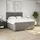 vidaXL Boxspringbett 180 x 200 cm Taupe