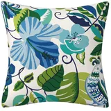 Kissenbezug 80x80 Blau Grün Kopfkissenbezug 80x80 Superweicher Baumwolle Hanf Couchkissen Resistent Atmungsaktiv Kissenbezüge 80x80 Verdecktem Zip Voll Sofakissen 80x80cm/1 Pcs