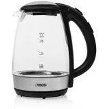 Princess Wasserkocher Wave, 1,7L, 360° kabellos, 2200W, BPA-frei, Trockenkoch- & Überhitzungsschutz, Wasserstandsanzeige, abnehmbarer Filter, automatische Abschaltung, 0,7m Kabel, 236048