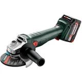 Metabo W 18 L 9-125 inkl. 2 x 4 Ah + metaBox 165 L