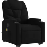 vidaXL Massagesessel Elektrisch 146 x 78 x 0 cm Schwarz mit Aufstehhilfe