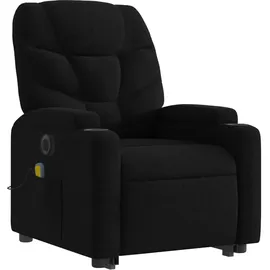 vidaXL Massagesessel Elektrisch 146 x 78 x 0 cm Schwarz mit Aufstehhilfe