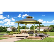 Weka Gartenoase 651 Gr. 2 mit Aufsatz 380 x 380 cm