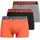 Superdry Herren 3er Pack Boxershorts Marke orange, grau, schwarz (XXL), Heimtextilien, Baumwolle
