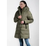 POLARINO Wintermantel Warm wattiert. Obermaterial wasserabweisend und winddicht., Gr. 38, khaki, , 34038261-38