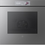 Combair Steamer V6000 60 AutoDoor Dampfgarer Dampfbackofen Spiegelglas Platinum - 10 Jahre Garantie
