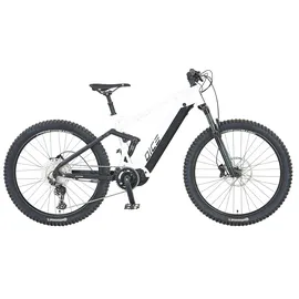 Prophete Dice 5.0 Full-Suspension Weiß-Schwarz Matt 27,5 Zoll