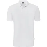 Jako Organic Poloshirt weiß 152