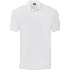 Jako Organic Poloshirt weiß 152