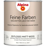 Alpina Feine Farben Lack 750 ml zeitloses matt weiß