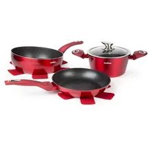 Excelsa Set Von 6 Stück Phoenix Aluminium Rot