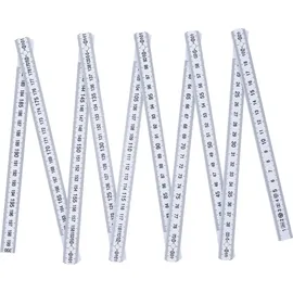 BGS Gliedermaßstab 10 Glieder Weiß 2 m