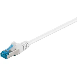 goobay CAT 6a Patchkabel, S/FTP (PiMF), Weiß