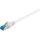 goobay CAT 6a Patchkabel, S/FTP (PiMF), Weiß