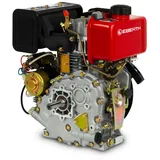 EBERTH Stromerzeuger 4,2 PS / 3,1 kW Dieselmotor mit 19,05 mm Ø Welle, E-Start, (1-tlg), 17ah 12V Batterie, Standmotor mit Ölmangelsicherung, 4-Takt