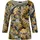 GOLDNER Viskosebluse mit Allover-Leo-Druck in honig gemustert), | Gr.: 42