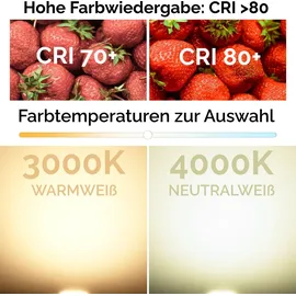Lumiled Reflektorlampe 6x 8W GU10 650 lm neutralweiß 4000K