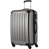 Hauptstadtkoffer Alex - Mittelgroßer Hartschalenkoffer, 4 Rollen, Koffer, Trolley, Rollkoffer, Reisekoffer, Volumenerweiterung, 65 cm, 74 Liter, Titan