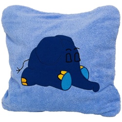 Kissenbezug Elefant (40X40) In Blau