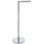 Wenko Stand Toilettenpapierhalter 2 in 1 Glänzend Edelstahl 21 x 55 x 17 cm