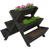Proregal Pflanztreppe 56 x 56 x 70 cm Anthrazit