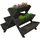 Proregal Pflanztreppe 56 x 56 x 70 cm Anthrazit