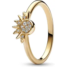 Pandora 162674C01 Damen-Ring Himmlisch Funkelnde Sonne, 50/15,9