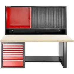Facom JLS3 Werkbank nied 7Schubl+Obers, Holz