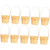 ABOOFAN Blumenhalter Mini-handkörbe Gewebte Körbe Set Lagerbehälter Für Wohnkultur