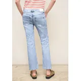 street one studio Mid Waist Kick Flare Jeans in ultrableached wash | Gr.: W27/L28