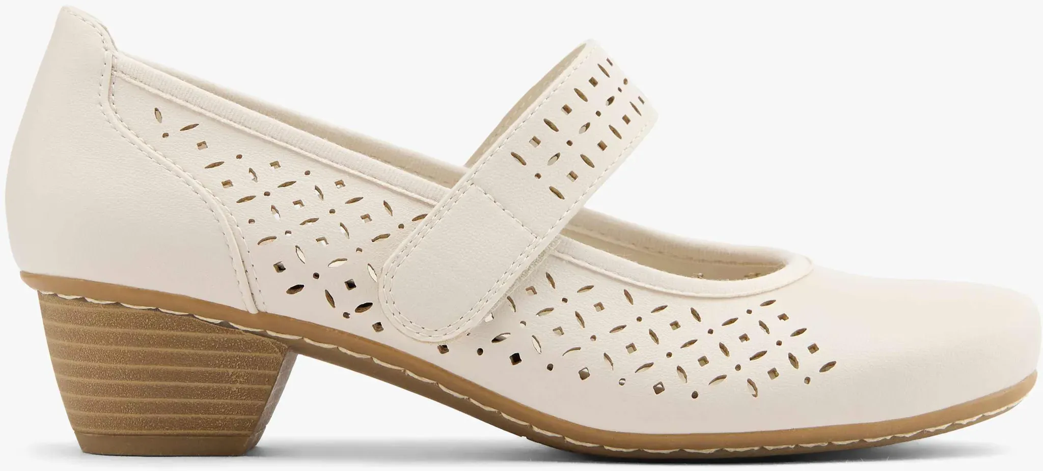 Easy Street  Spangenpumps Beige, Damen, Größe: 4 1/2, Material: Synthetik/Textil - Easy Street  Spangenpumps Beige, Damen, Größe: 4 1/2, Material: Synthetik/Textil - woman - Beige