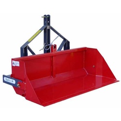 Heckschaufel für Traktor GeoTech von 180 cm - Schwere Baureihe - Tragfähigkeit 700Kg