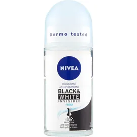 NIVEA Black & White Invisible Fresh Roll-On 3x 50 ml