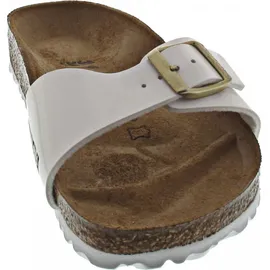 Birkenstock Madrid Birko-Flor Lack schmal patent white 41