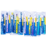 Curaprox 10 x Zahnbürste CS 1560 Soft - Handzahnbürste für Erwachsene mit 1560 Soft CUREN Borsten - 10 Stück, zufällige Farbe