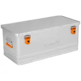 AluBox Alukiste Aluminium 78,5 x 39,5 x 32 cm silber/orange